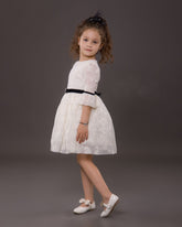Robe blanche princesse pour fille